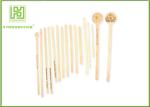 Round End Birch Wooden Coffee Stirrer Sticks Birch Wood Personalized Drink