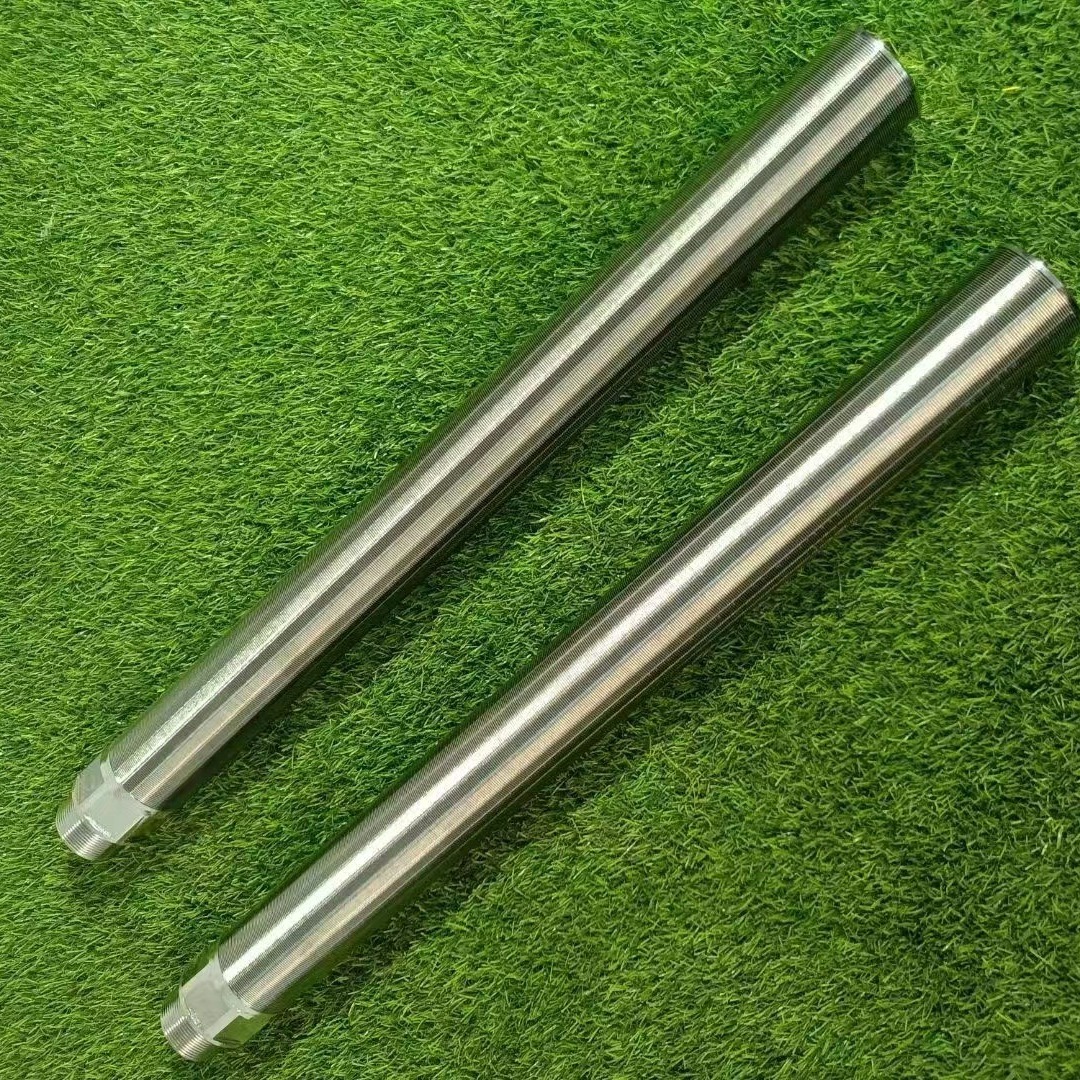 304 316 SS Cylindrical Wedge Wire Screen Filter Water Well Johnson Screen Pipe