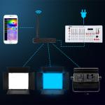 Full Cct Led Display Board Rgb Video Light 120watt Soft Panel Lamp For Live
