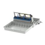 Gray 4 Port Fiber Optic Distribution Box IP65 Waterproof for Outdoor in Network