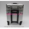 Buy cheap Silver Aluminum Pro Makeup Case Lockable PVC Lining 7.5 kgs light weight from wholesalers