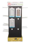POP Cardboard Floor Counter Hook Display Stand OEM ODM