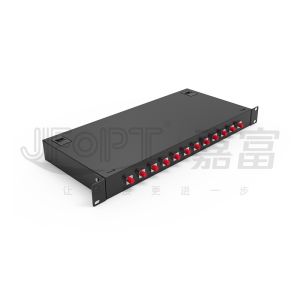 Wholesale 12Cores FC Adapter 1U Height Rack Mount Fiber Patch Panel Optical Cable Pigtail Patch Cord Connection Fusion Box from china suppliers