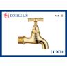 Buy cheap Sand Cast Brass Color Stopcock Tap 1/2 Inch Outside House Use from wholesalers