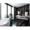 Buy cheap Modern Polished Porcelain Floor Tiles Black White For Living Room from wholesalers
