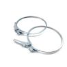 Buy cheap Adjustable Slim Round Ring 2 Inch Galvanized Pipe Clamps Connection Tube from wholesalers
