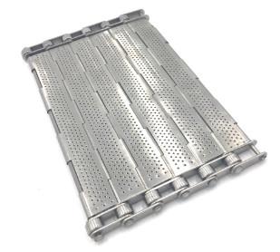 Buy cheap High Temperature Wire Mesh Conveyor Belt Slat Band Plate from wholesalers