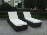 Wicker / Cane / Rattan Sun Lounger Storage Box For Balcony / Lawn