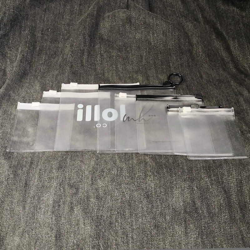 Reusable Plastic Zipper Bag Regenerative PVC Printed Voltage Bag