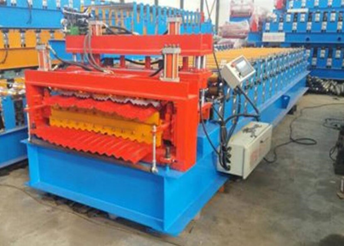 Electric Control Double Layer Roll Forming Machine , Cnc Roll Forming Machine