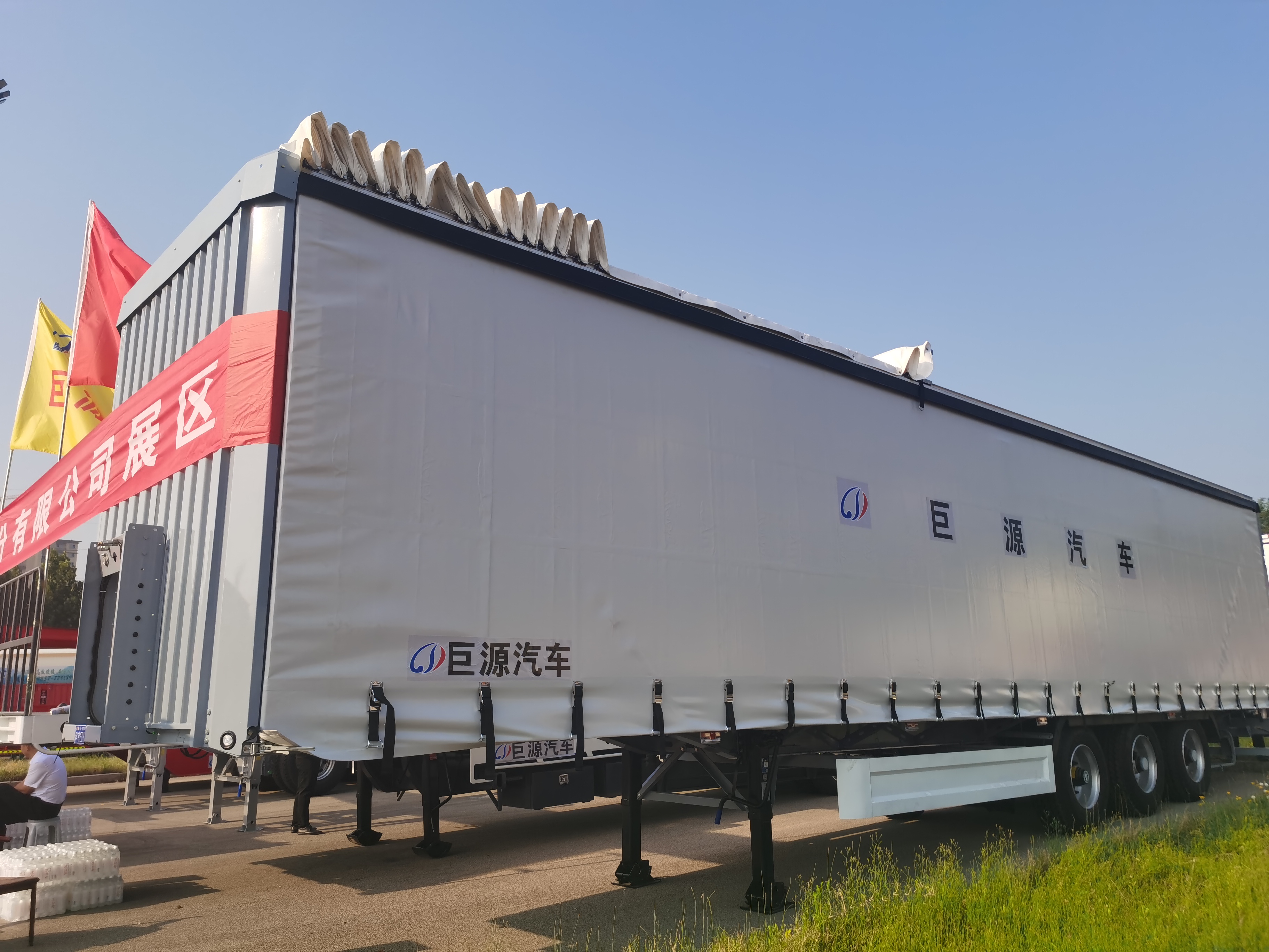 Semi-Trailer Steel Tarpaulin Printable Side Curtains for 14000 curtain trailer 900 gsm
