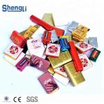 Silver Small Chocolate Fold Wrapping Machine for Candy Product Size 100*155*76