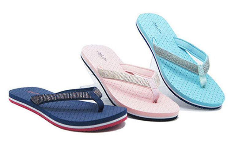 Trending Lady Beach Flip Flop EVA Flower Flip Flop Summer