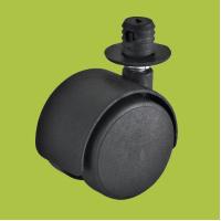Buy cheap furniture plastic casters insert stem black caster Nylon Iron product