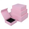Buy cheap Wholesale manufacturing high quality Magnetic Gift Box Packaging Custom logo luxury Eco Friendly Cardboard Paper pink Magnetic Jewelry Box from wholesalers