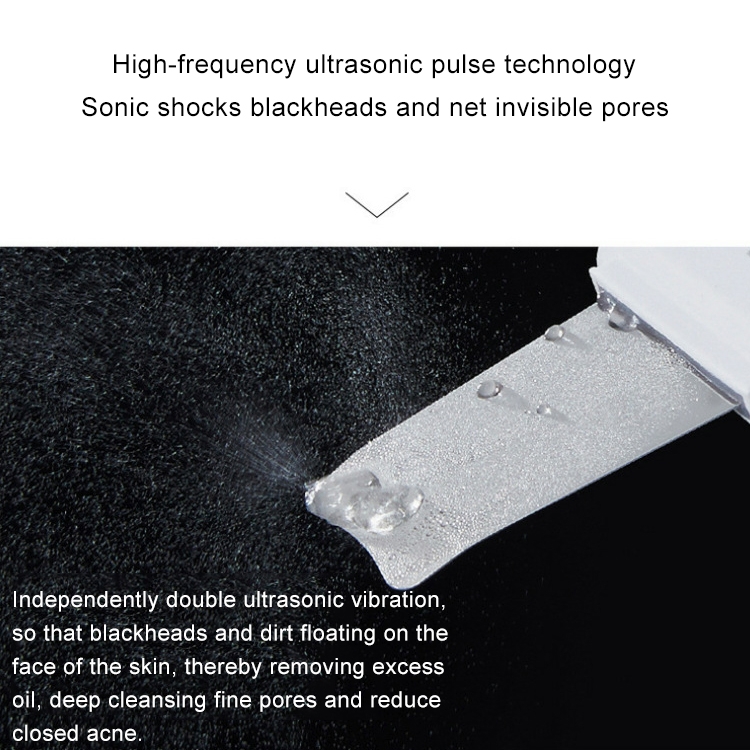 CE ROHS Skin Scrub Ultrasonic Face Scrubber Spatula Skin Scrubber Peeling