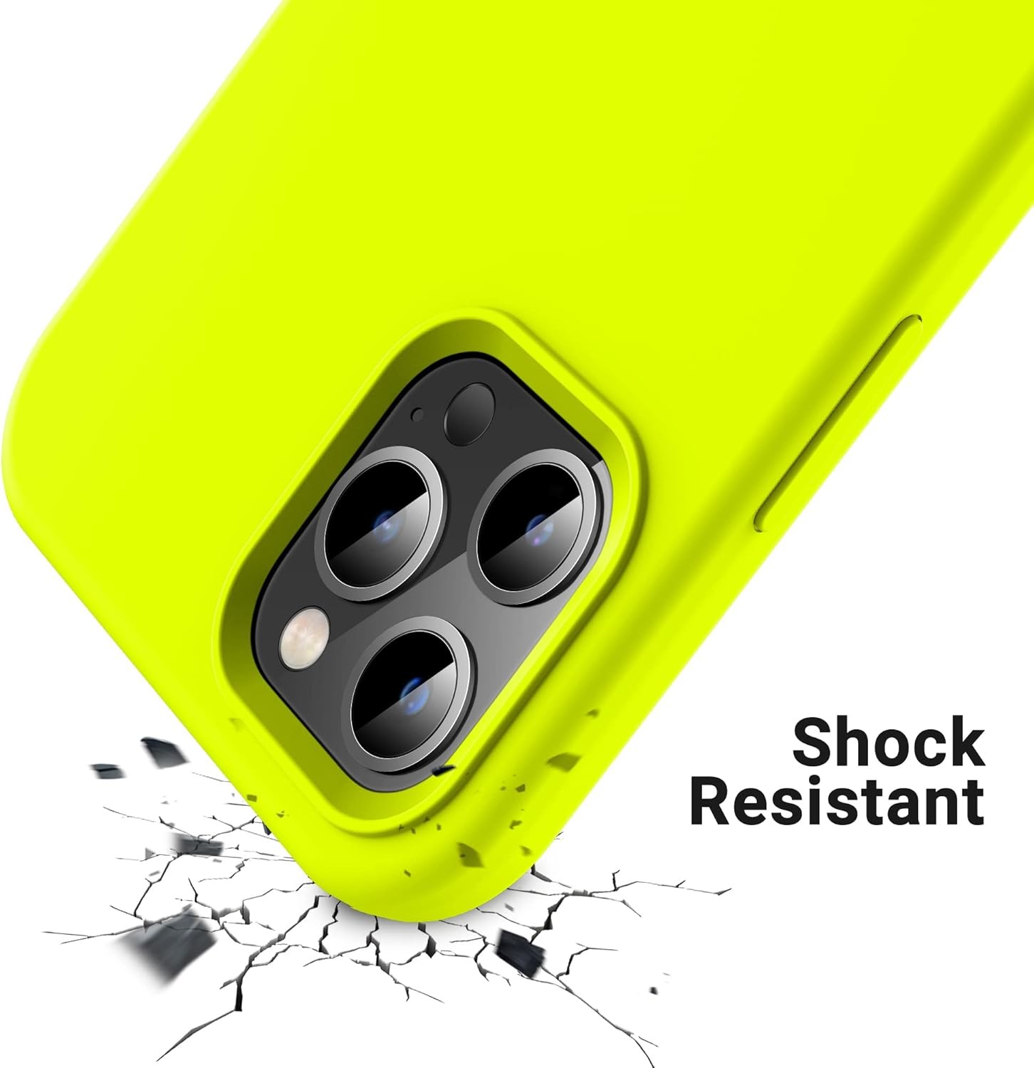 iPhone 12 Pro Max Case, Military-Grade Protection, Shockproof Silicone, Anti-Fingerprint & Anti-Slip, Phone Case