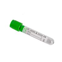 Buy cheap 1ml 2ml Lithium Heparin Blood Collection Tubes Dark Green Lithium Heparin Tube product