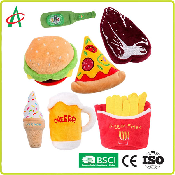 Buy cheap Bite Squeaky Pet Plush Toy Durable polyester fabric EN71 Standard from wholesalers