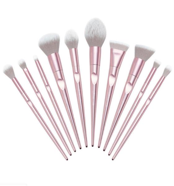 Buy cheap 10pcs Rose Gold Makeup Brushes Set Professional Cosmetic Tools from wholesalers