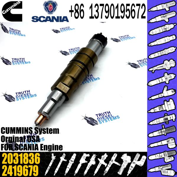 Buy cheap Cummins Diesel Fuel Injector 1933613 2031836 2086663 1933246 2031835 2086663 For SCANIA R Series from wholesalers