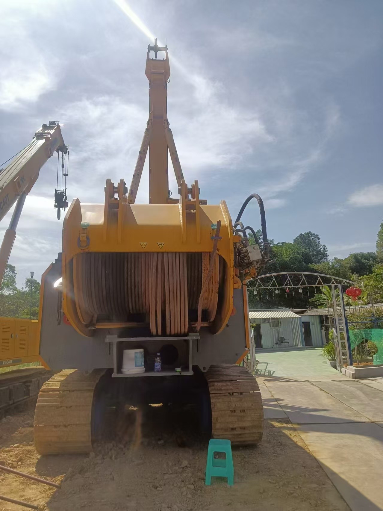BG38 Rotary Drilling Rig 2018 Used Machinery with Maximum Drilling Depth of 92m