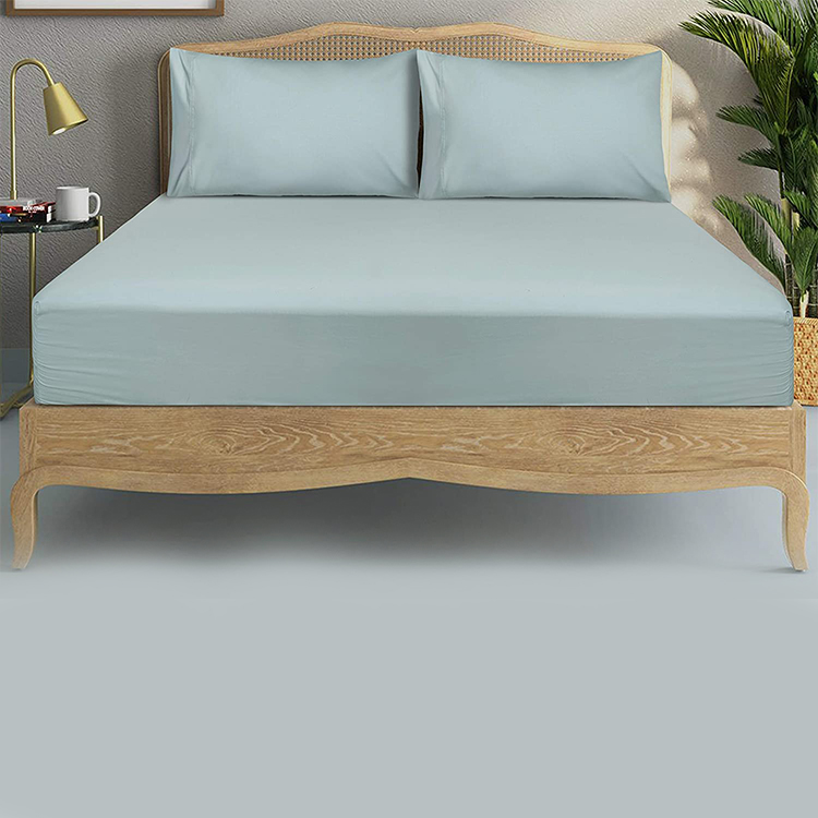 Home/Hotel/Dormitory Filling no Gray Blue Home Textiles Four Piece Sets 100% Polyester