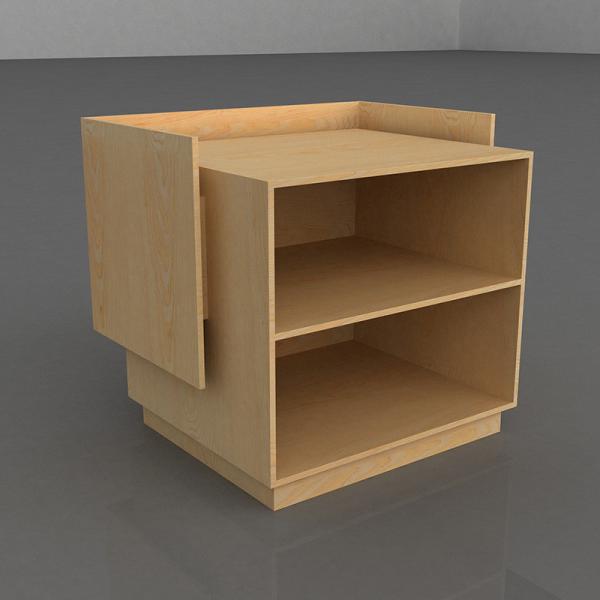 Buy cheap Gondola Wooden Supermarket Shelves , Shelf Rack For Supermarket 60-80KG Capacity from wholesalers