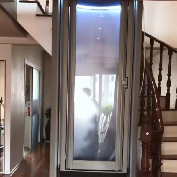 Buy cheap 400 Kg Capacity Geared Capsule Elevator For Home Small Space capsule lift for 2 person from wholesalers