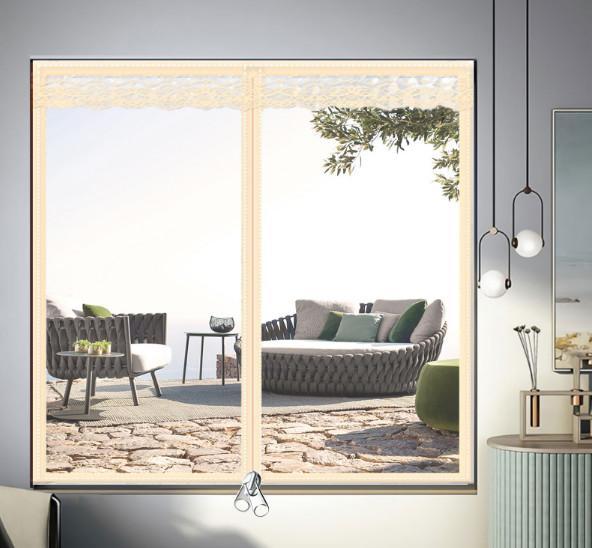Buy cheap 130x150cm Plastic Film Window With Zipper Anti Cold Foil Window Cover from wholesalers