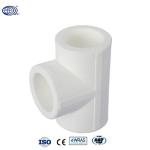 White Color Tee PN 25 Water Pipe PPR Pipe Fitting
