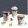 Buy cheap Biodegradable Disposable 4oz 6oz 8oz 10oz 12oz 16oz 20oz Double Wall Paper Cups For Hot Coffee Tea Drinks from wholesalers