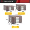 Buy cheap ODM 100L Fabric Household Storage Containers Collapsible Double Zippers from wholesalers