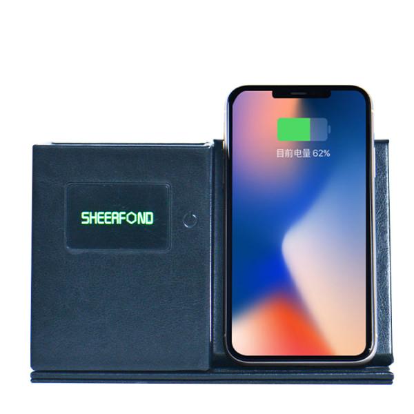 Buy cheap Custom Wireless Charging Leather Office Pen Holder Executive Multipurpose Cute from wholesalers