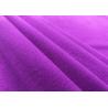 Buy cheap 210GSM Brushed Knit Fabric 100 Percent Polyester For Accessories Violet from wholesalers