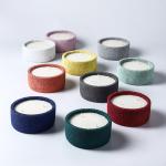 Decorative Handmade Ceramic Candle Jar Scented For Home Decoration
