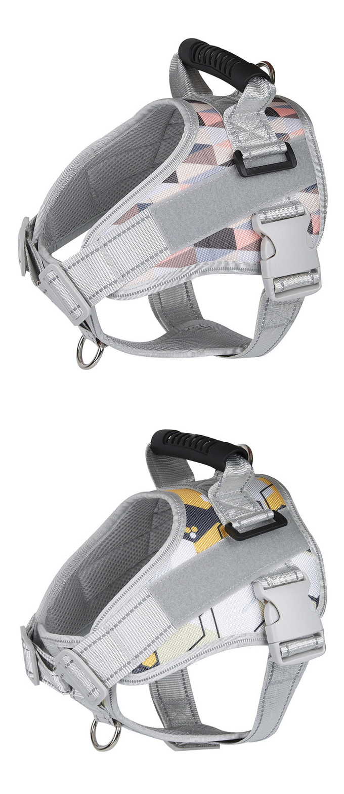 Pet Safety Harness Leash Easy To Clean Adjustable Buckle For Dogs