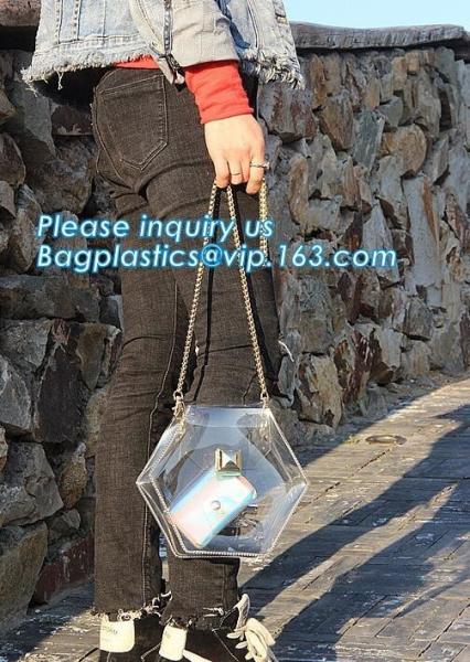 Buy cheap Clear Tote Bags Crystal PVC Transparent Women Fashion Handbag Shoulder Beach Bag, Summer Beach Clear PVC Shoulder Bag Tr from wholesalers