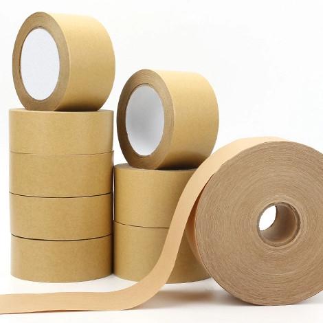 Buy cheap Biodegradable Printed Kraft Paper Adhesive Tape Package from wholesalers