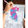 Buy cheap 4C Color Perfect Bound Silver Hot Stamp Unicorn Coloring Book Printing from wholesalers