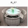 Buy cheap Outdoor Rattan Table And Chairs Set , Garden Patio Table Set UV Resistant from wholesalers