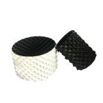 Multifunction 40cm Diameter 44L Plastic 10 Gallon Black White