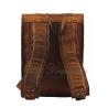 Buy cheap Mens Vintage Roll On Laptop Backpack leather rucksack from wholesalers