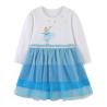 Buy cheap Girls Lace Embroidered Print Long Sleeve Dress Children'S Dress Clothing from wholesalers