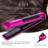 Buy cheap Frizzproof Ceramic Flat Iron Hair Straightener , Hotel 25W Straightener Curler 2 In 1 from wholesalers