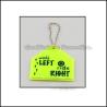 Buy cheap printed logo Eco pvc reflective vest traffic safety item keychain keyrings gift from wholesalers