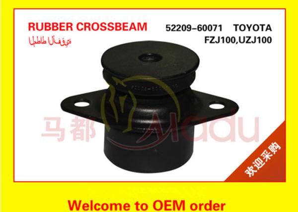 Buy cheap BLACK COLOUR RUBBER CROSSBEAM FOR LAND CRUSIER FZJ100 UZJ100 OEM52209-60071 from wholesalers