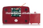 restaurant food service call system with menu holder button