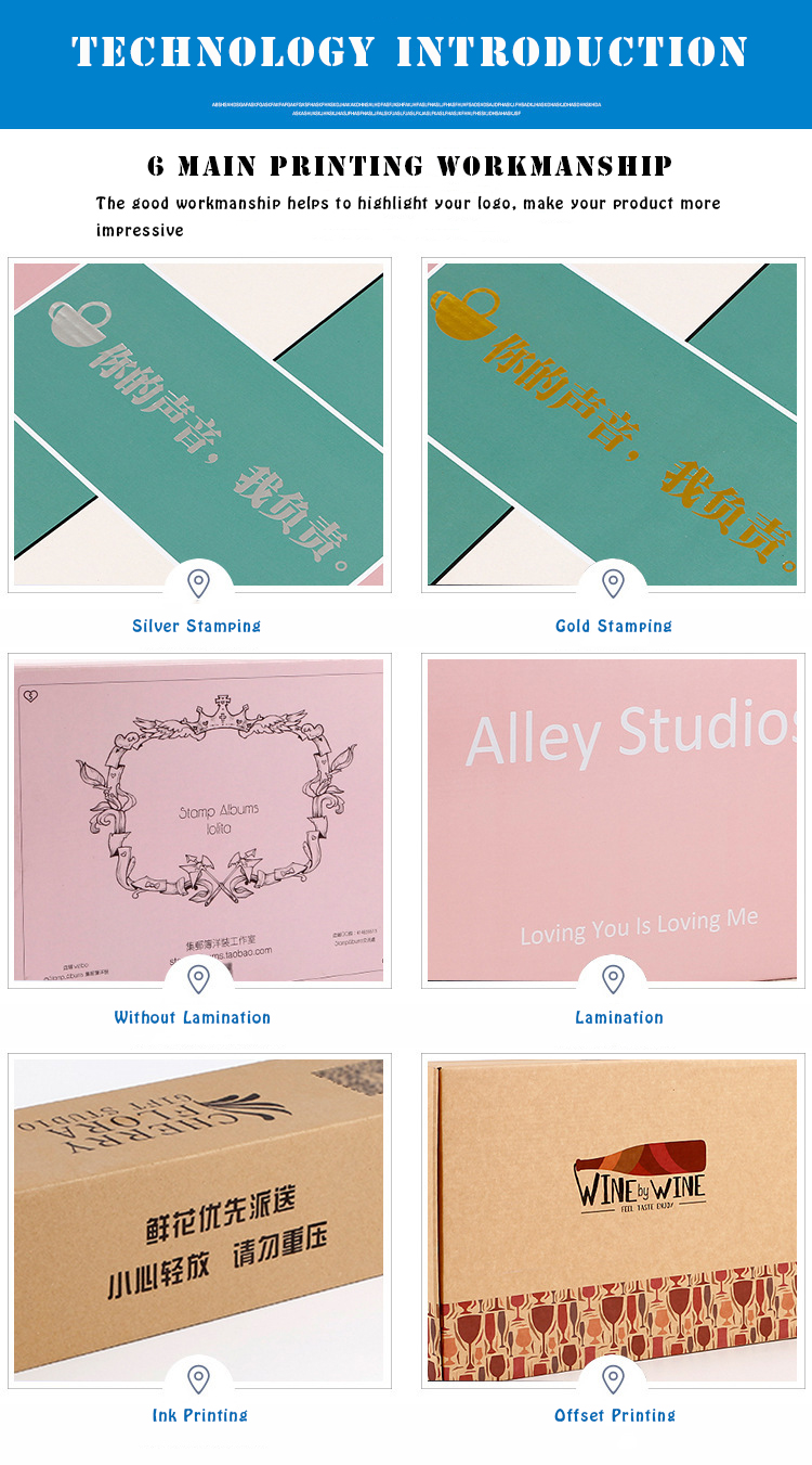 Eco Friendly Cardboard 8x8x3 Mailer Box Shipping Packaging For Garment Shoes