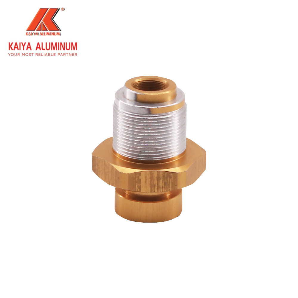 6061 T6 Cnc Aluminum Profile Metal Turning Female Threaded Brass Pipe Fittings